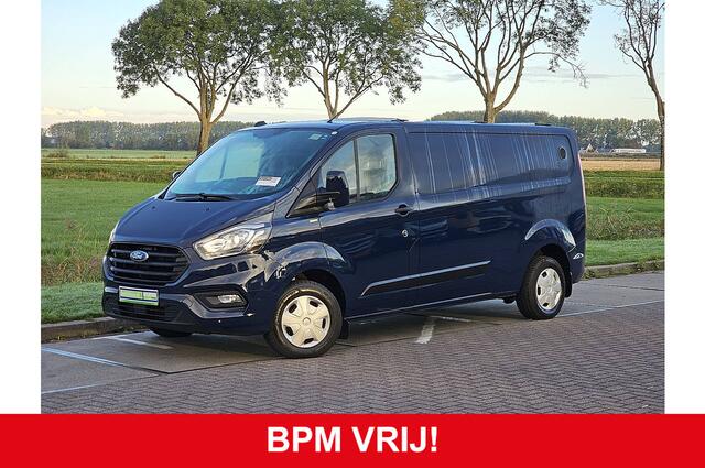 Ford TRANSIT CUSTOM 300 2.0 TDCI L2H1 Trend Navi Trekhaak Airco Euro6 105Pk Pdc 3-Zits OH-Historie 1e Eigenaar!