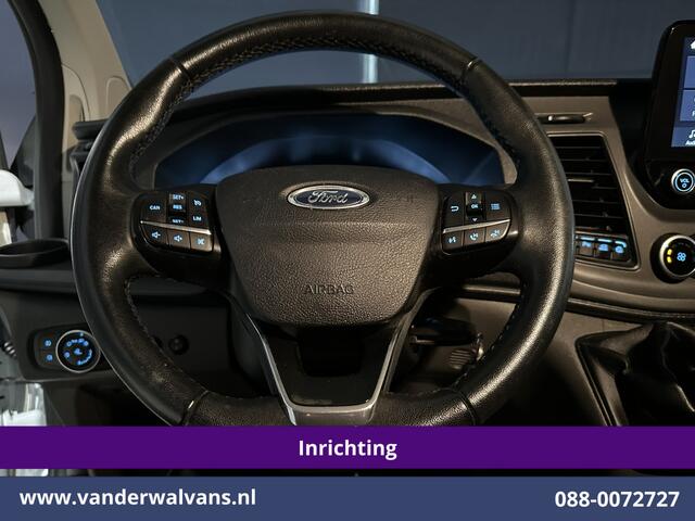 Ford TRANSIT CUSTOM 2.0 TDCI L1H1 Inrichting Euro6 Airco | Camera | LED | Apple Carplay | Android Auto | Cruisecontrol 2500kg trekhaak, Verwarmde voorruit, Parkeersensoren, Bijrijdersbank