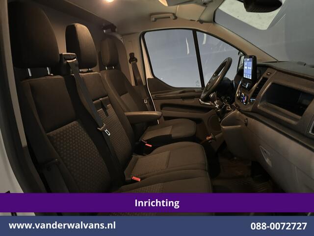 Ford TRANSIT CUSTOM 2.0 TDCI L1H1 Inrichting Euro6 Airco | Camera | LED | Apple Carplay | Android Auto | Cruisecontrol 2500kg trekhaak, Verwarmde voorruit, Parkeersensoren, Bijrijdersbank