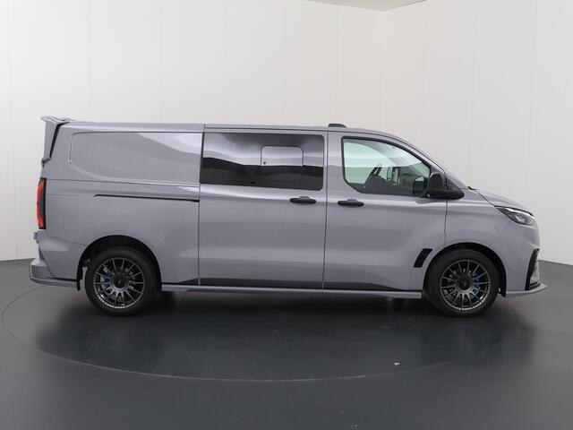Ford TRANSIT CUSTOM 320 2.0 TDCI | MS-RT | DUBBEL CABINE | 170 PK AWD | 2X ZIJSCHUIFDEUR | NAVIGATIE | CAMERA | CRUISE CONTROL | CLIMATE CONTROL | KUIP STOELEN | 19" LM WIELEN | NL AUTO | BOM VOL