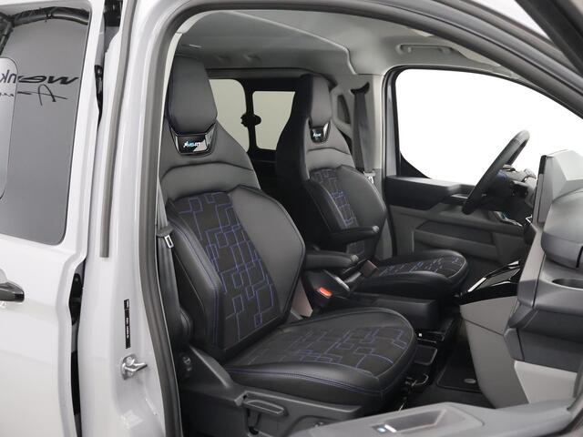 Ford TRANSIT CUSTOM 320 2.0 TDCI | MS-RT | DUBBEL CABINE | 170 PK AWD | 2X ZIJSCHUIFDEUR | NAVIGATIE | CAMERA | CRUISE CONTROL | CLIMATE CONTROL | KUIP STOELEN | 19" LM WIELEN | NL AUTO | BOM VOL
