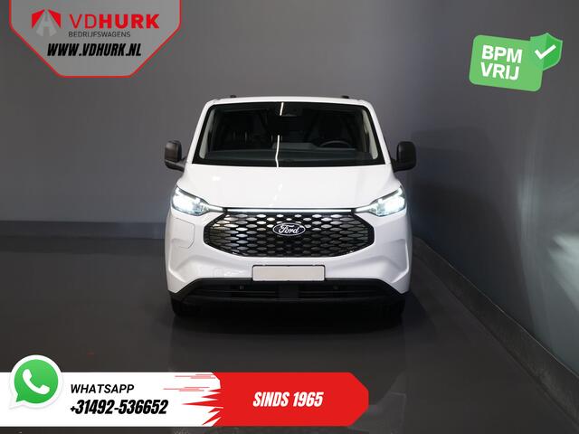 Ford TRANSIT CUSTOM E-Transit 320 Trend 65 kWh 328 km WLTP LED/ Snellader/ Standkachel/ Stoelverw./ Carplay/ Climate/ Camera/ PDC/ Cruise