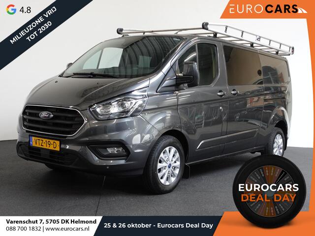 Ford TRANSIT CUSTOM L2H1 Limited Dubbele Cabine Automaat Navigatie Airco 2 Schuifdeuren Trekhaak Parkeersensoren Carplay Imperiaal