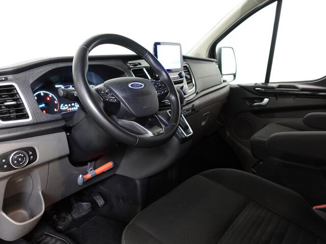 Ford TRANSIT CUSTOM L2H1 Limited Dubbele Cabine Automaat Navigatie Airco 2 Schuifdeuren Trekhaak Parkeersensoren Carplay Imperiaal