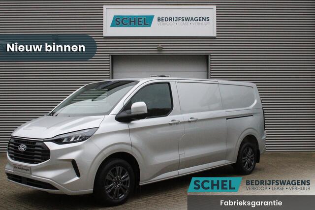 Ford TRANSIT CUSTOM 320 2.0 TDCI L2H1 Limited 170pk - 1+1 Stoelopstelling - 2x Schuifdeur - Adaptive Cruise - Verwarmd stuur - Blind spot - Navigatie - Camera - Draadloos laden - Rijklaar
