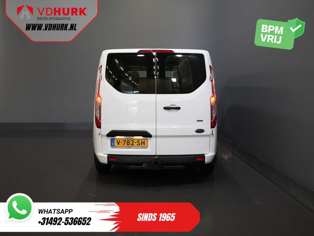 Ford TRANSIT CUSTOM 340 2.0 TDCI 130 pk L2 Dubbel Cabine DC BPM VRIJ! 6 Pers./ 2.8t Trekverm./ PDC/ Cruise/ Trekhaak/ Airco