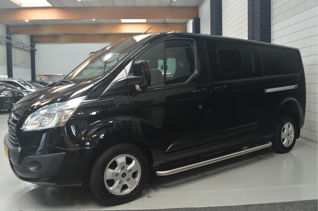 Ford TRANSIT CUSTOM 290 2.2 TDCI L2H1 Limited DUBBELE CABINE // AIRCO // CRUISE // NAVI // TREKHAAK // 2x SCHUIFDEUR // STOELVERWARMING //