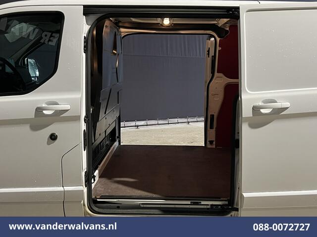 Ford TRANSIT CUSTOM 2.0 TDCI 170pk L2H1 Euro6 Airco | 2x zijdeur | Camera | Navigatie | Apple Carplay | LED | 2800kg Trekhaak Cruisecontrol, Stoelverwarming, Verwarmde voorruit, Parkeersensoren, Bijrijdersbank