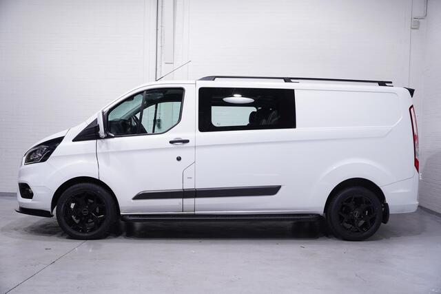 Ford TRANSIT CUSTOM 2.0 TDCi 130 pk Dubbel Cabine Edition Navi Camera, RAPTOR Grille, 18" LMV, Treeplanken, Spoiler Pack, 6-Zits