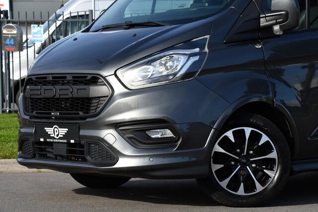 Ford TRANSIT CUSTOM 2.0 TDCI L1H1 Sport DC Camera, Cruise, Carplay, 170pk, Automaat, Leder, Trekhaak, Stoelverwarming, NAVI, Uniek!
