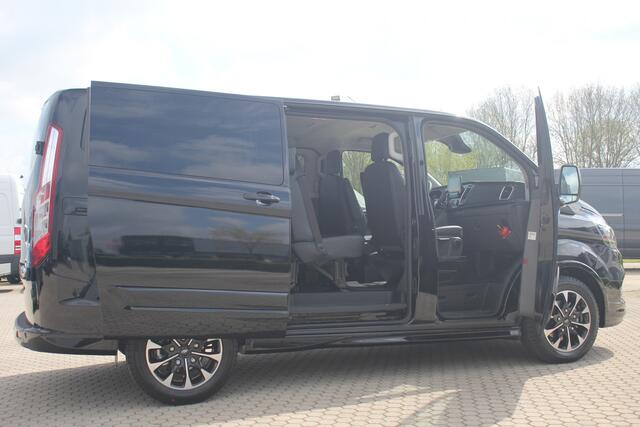 Ford TRANSIT CUSTOM 320 2.0TDCI 170pk L1H1 Sport DC | Automaat | L+R Zijdeur | Airco | Cruise | Camera | Navi | Lease 788,- p/m