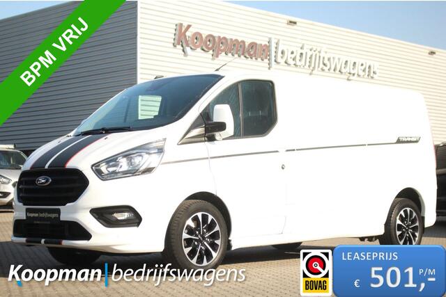 Ford TRANSIT CUSTOM 320 2.0TDCI 185pk L2H1 Sport | Automaat | Trekhaak | Camera | Carplay/Android | Lease 501,- p/m