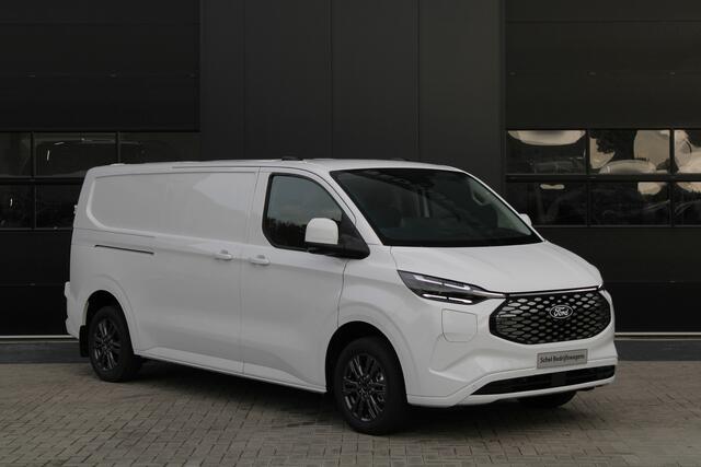 Ford TRANSIT CUSTOM E-Transit 340 L2H1 Limited 65 kWh 218pk - 2x Schuif - LED - 360 Camera - B&O - ACC - Navi - Stoel/Stuurverwarming - Rijklaar