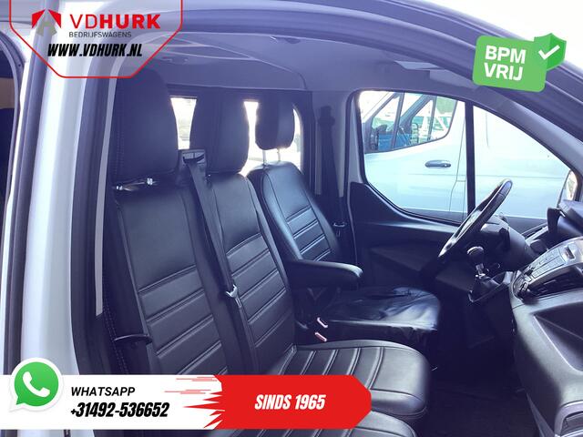 Ford TRANSIT CUSTOM 2.2 TDCI Trend DC Dubbel Cabine EXPORT 6 Pers./ Navi/ Camera/ Cruise/ Airco / PDC V+A/ Trekhaak