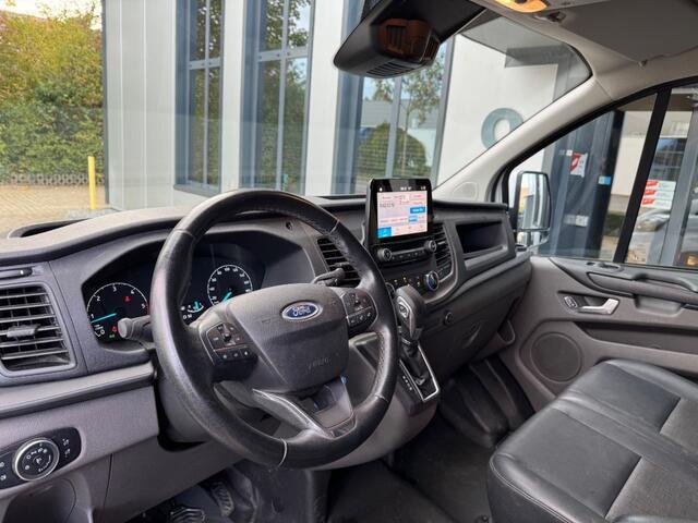 Ford TRANSIT CUSTOM 2.0 TDCi 130PK L2H1 Automaat Airco, Navi, 3-pers, Leder, Cruisecntrl, PDC, Camera