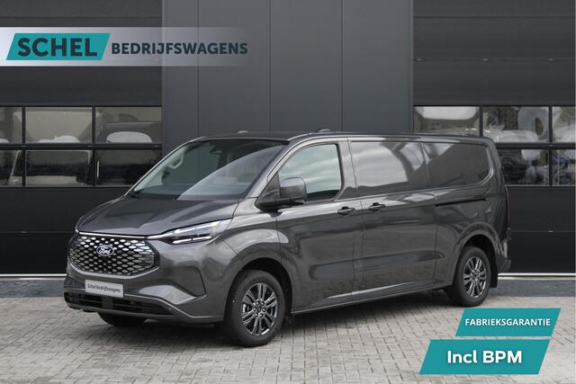 Ford TRANSIT CUSTOM E-Transit 340 L2H1 Limited 65 kWh 218pk - 2x Schuif - LED - 360 Camera - B&O - ACC - Navi - Stoel/Stuurverwarming - Rijklaar