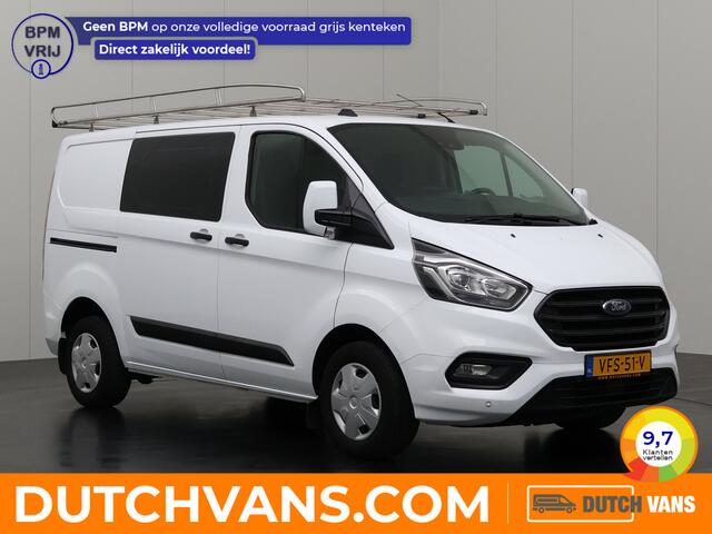 Ford TRANSIT CUSTOM 2.0TDCI Imperiaal | Trekhaak | Achterdeuren | Kastinrichting | Camera | Airco | Cruise | 3-Persoons