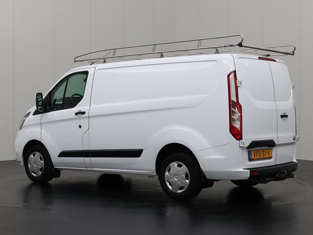Ford TRANSIT CUSTOM 2.0TDCI Imperiaal | Trekhaak | Achterdeuren | Kastinrichting | Camera | Airco | Cruise | 3-Persoons