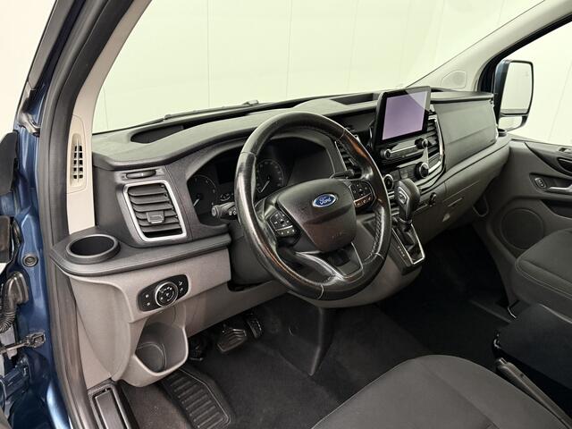 Ford TRANSIT CUSTOM 2.0TDCI 130PK Limited Dubbele Cabine | 2xSchuifdeur | Navigatie | Camera | Betimmering | Airco | Cruise