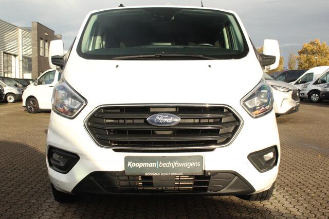 Ford TRANSIT CUSTOM 320 2.0TDCI 170pk L2H1 Limited DC | Automaat | L+R Zijdeur | Carplay/Android | Camera | Lease 450,- p/m