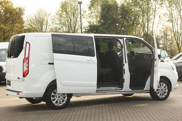 Ford TRANSIT CUSTOM 320 2.0TDCI 170pk L2H1 Limited DC | Automaat | L+R Zijdeur | Carplay/Android | Camera | Lease 450,- p/m