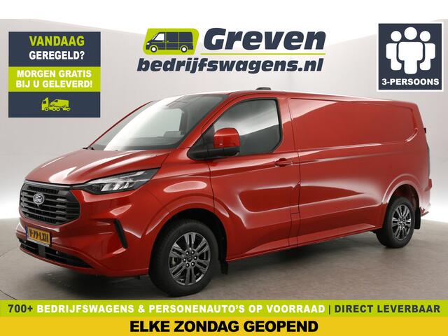 Ford TRANSIT CUSTOM 320 2.0 TDCI L2H1 Limited | Camera | Carplay | Stoel/Stuur verwarmd | Airco | 3-Zits | Virtual | Adaptive Cruise