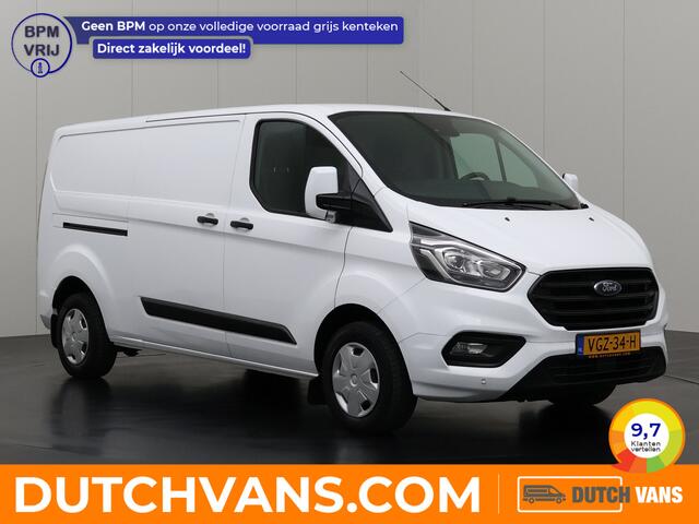 Ford TRANSIT CUSTOM 2.0TDCI 130PK Lang | Achterdeuren | Airco | Cruise | 3-Persoons | 2800Kg Trekhaak