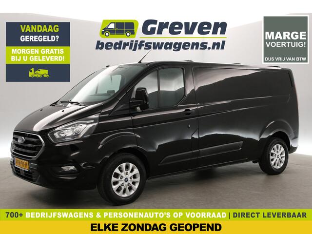 Ford TRANSIT CUSTOM 300 2.0 TDCI L2H1 | MARGE | Aut. | Airco | 3-Zits | Cruise | Camera | Trekh. | Navi | Stoelverw.