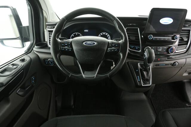 Ford TRANSIT CUSTOM 300 2.0 TDCI L2H1 | MARGE | Aut. | Airco | 3-Zits | Cruise | Camera | Trekh. | Navi | Stoelverw.