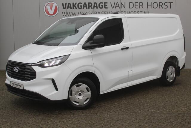Ford TRANSIT CUSTOM 320 2.0-136 pk TDCI L1H1 Trend. Fabr. garantie tot 09-2028. Adaptive Cruise Control, Navigatie, Camera, PDC V+A, Apple Carplay/Android auto, LED verl., Laadruimte bekleed, Bijrijdersbank, Spiegel-, stoel en voorraamverw. etc.
