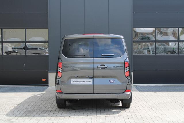 Ford TRANSIT CUSTOM 320 2.5 PHEV L2H1 Limited 232pk 8 Zits - 2x Schuif - Adaptive Cruise - Klimaat achterin - Keyless - Stoel/Stuurverwarming - Excl BTW - Rijklaar