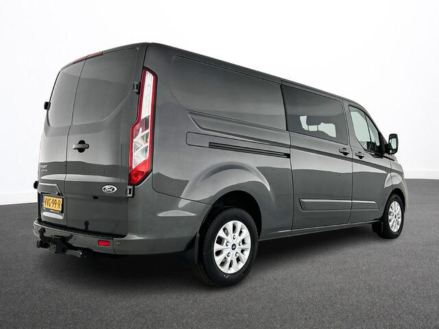 Ford TRANSIT CUSTOM 300 2.0 TDCI L2H1 Limited Dubbele Cabine Navi| Airco| 2 Schuifdeuren | Trekhaak| PDC| Carplay| DAB|