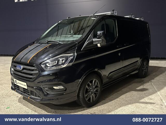 Ford TRANSIT CUSTOM 2.0 TDCI 185pk L1H1 Sport Euro6 Airco | 2x zijdeur | Xenon | Camera | Navigatie | LM velgen Trekhaak, Adaptieve Cruisecontrol, Stoelverwarming, Verwarmde voorruit, Parkeersensoren, Dakdragers, Bijrijdersbank