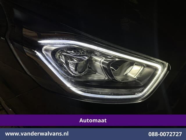 Ford TRANSIT CUSTOM 2.0 TDCI 130pk Automaat L2H1 Euro6 Airco | Apple Carplay | Android Auto | LED | Cruisecontrol Parkeersensoren, Verwarmde voorruit, Bijrijdersbank