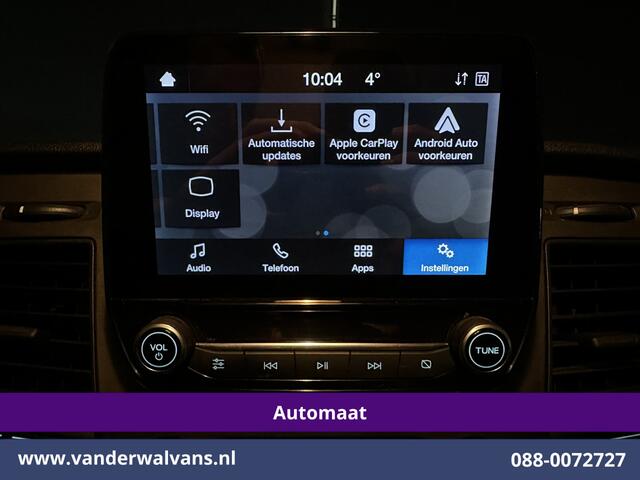 Ford TRANSIT CUSTOM 2.0 TDCI 130pk Automaat L2H1 Euro6 Airco | Apple Carplay | Android Auto | LED | Cruisecontrol Parkeersensoren, Verwarmde voorruit, Bijrijdersbank