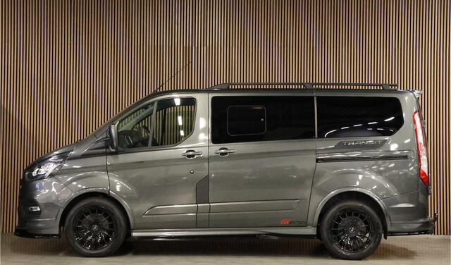 Ford TRANSIT CUSTOM 310 2.0 TDCI Sport DC 170 PK | Navigatie | Camera | CarPlay | Blind Spot | Alarm Klasse 3 | Rijstrooksensor | Trekhaak | L+R Schuifdeur | Maxton spoilerkit | Dubbel cabine | NAP Logisch | NL Auto | Nieuwe APK