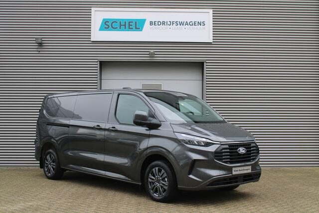 Ford TRANSIT CUSTOM 320 2.0 TDCI L2H1 Limited 170pk - 1+1 Stoelopstelling - 2x Schuifdeur - Adaptive Cruise - Verwarmd stuur - Blind spot - Navigatie - Camera - Draadloos laden - Rijklaar