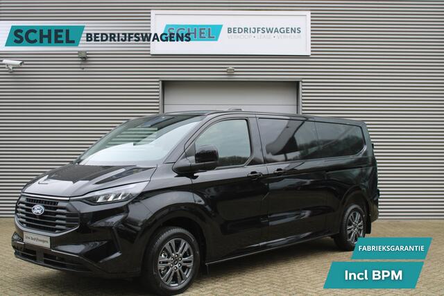 Ford TRANSIT CUSTOM 320 2.0 TDCI L2H1 Limited 170pk - 1+1 Stoelopstelling - 2x Schuifdeur - Adaptive Cruise - Verwarmd stuur - Blind spot - Navigatie - Camera - Draadloos laden - Rijklaar