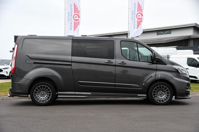 Ford TRANSIT CUSTOM 320 2.0 TDCI DC L2H1 MS-RT Adaptieve Cruise, Camera, 185PK, Carplay, Multimedia, Trekhaak, Automaat, 2 x Schuifdeur, UNIEK!