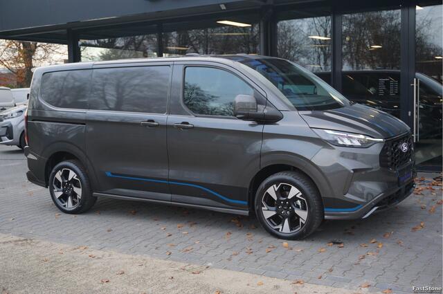 Ford TRANSIT CUSTOM 320S 170PK Sport AUT AWD BPM VRIJ!! ACC, Trekhaak, 360° Cam, 19" LM, 2x Elek. Schuifdeur!! NR. DJ01*