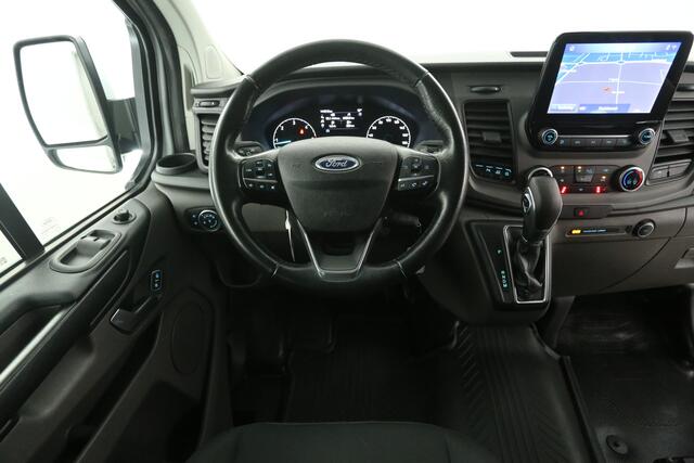 Ford TRANSIT CUSTOM 340 2.0 TDCI L2H1 | DC | Aut. | Airco | Cruise | Camera | 2xSchuifdeur | Carplay | Navi | Trekh. | Parkeersens.