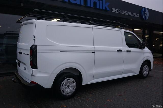 Ford TRANSIT CUSTOM 320L 136PK Trend BPM VRIJ!! Apple CP LED, Imperiaal, Betimmering, Trekhaak!! NR.