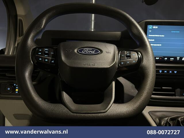 Ford TRANSIT CUSTOM 2.0 TDCI 136pk L2H1 Euro6 Airco | Camera | LED | Cruisecontrol | Verwarmde voorruit Parkeersensoren, Bijrijdersbank