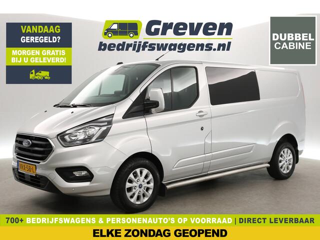 Ford TRANSIT CUSTOM 300 2.0 TDCI L2H1 Limited | DC | Airco | Cruise | Carplay | Trekh. | Navi | Parkeersens. | Stoelverw.