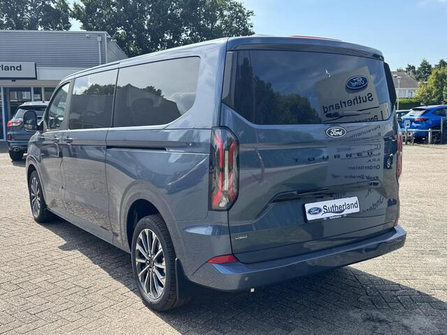 Ford TRANSIT CUSTOM Tourneo 340 2.5 PHEV L2H1 Titanium X 233pk | Incl. BTW/BPM Rijklaar | Handsfree elektrische dubbele zijschuifdeuren | Inklapbare trekhaak | Tourneo Luxury Pack | Verwarmbaar stuurwiel