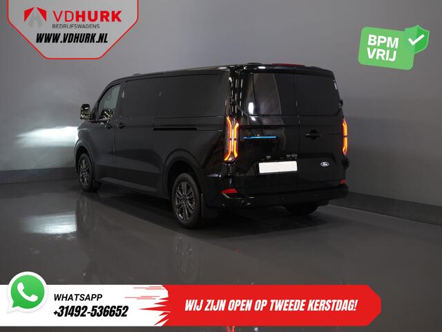 Ford TRANSIT CUSTOM E-Transit 340 65 kWh 218 pk 330km WLTP L2 Limited 2x Schuifdeur/ Elek.Schuif/ 2.3t Trekverm./ Snellader/ Matrix LED/ B&O/ Adapt.Cruise/ Standkachel/ Carplay/ Camera