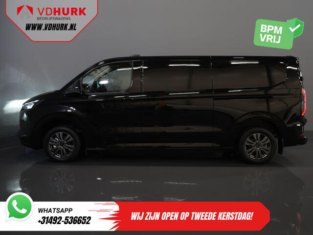 Ford TRANSIT CUSTOM E-Transit 340 65 kWh 218 pk 330km WLTP L2 Limited 2x Schuifdeur/ Elek.Schuif/ 2.3t Trekverm./ Snellader/ Matrix LED/ B&O/ Adapt.Cruise/ Standkachel/ Carplay/ Camera