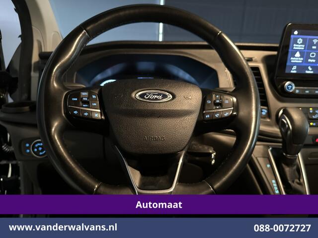 Ford TRANSIT CUSTOM 2.0 TDCI 131pk Automaat L2H1 Euro6 Airco | Apple Carplay | LED | Cruisecontrol Android Auto, Parkeersensoren, Verwarmde voorruit, Bijrijdersbank