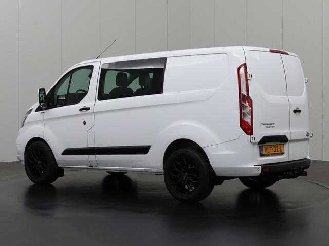 Ford TRANSIT CUSTOM 2.0TDCI Dubbele Cabine | 6-Persoons | Airco | Cruise | Trekhaak | Betimmering