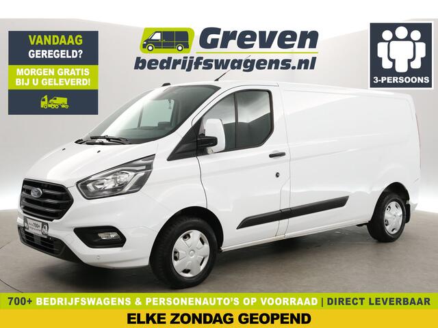 Ford TRANSIT CUSTOM 2.0 TDCI L2H1 | Airco | Cruise | 3-Zits | Camera | Carplay | Stoelverw. | Navi